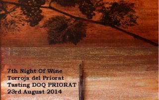 Imagen del cartel de la Nit de Vins de Torroja 2014