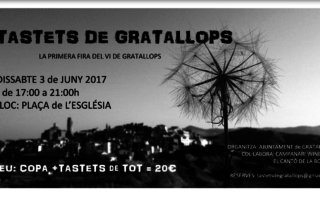 Imatge cartell Tastets Gratallops 2017