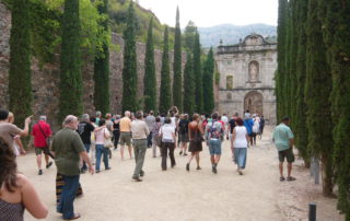 Imatge d'arxiu d'una activitat cultural realitzada a la Cartoixa de Scala Dei